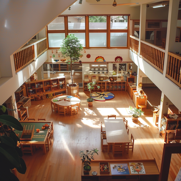 Montessori salle de classe