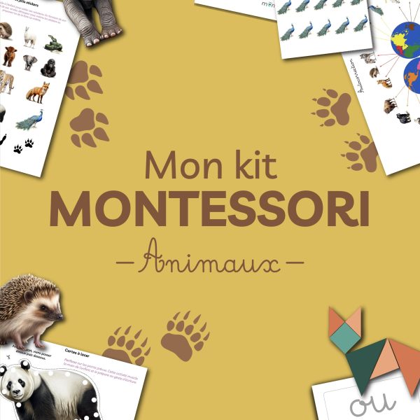 activite montessori pour enfants theme animaux